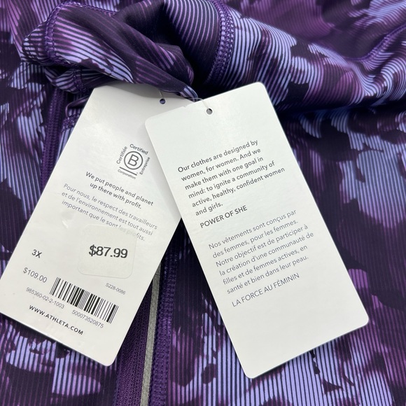 Athleta rainier printed tights size 3x - Picture 3 of 6